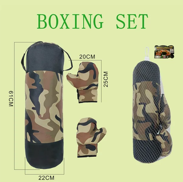 2024 New Indoor Outdoor Sport Toy Boxing Bag and Gloves Boxing Set Summer Entertainment Toys for Kids view 4