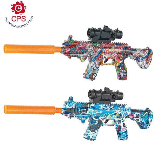 Kids Soft Bullet Toy Gun AK47 M416 MP5 SCAR Foam Blaster Plastic Shooting Toy for Boys and Girls view 4