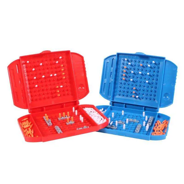 Sink Your Opponent's Battleships Traditional 2 Play Game Table Classic Battleship War Strategy Board Game by Tommabo