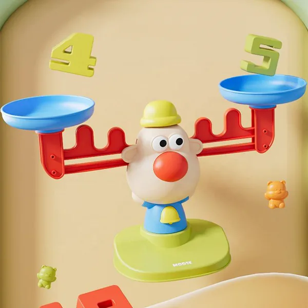 Christmas Gift Reindeer Balance Counting Cool Math Games STEM Toys for 3 4 5 Year Olds Cool Math Educational Kindergarten view 3