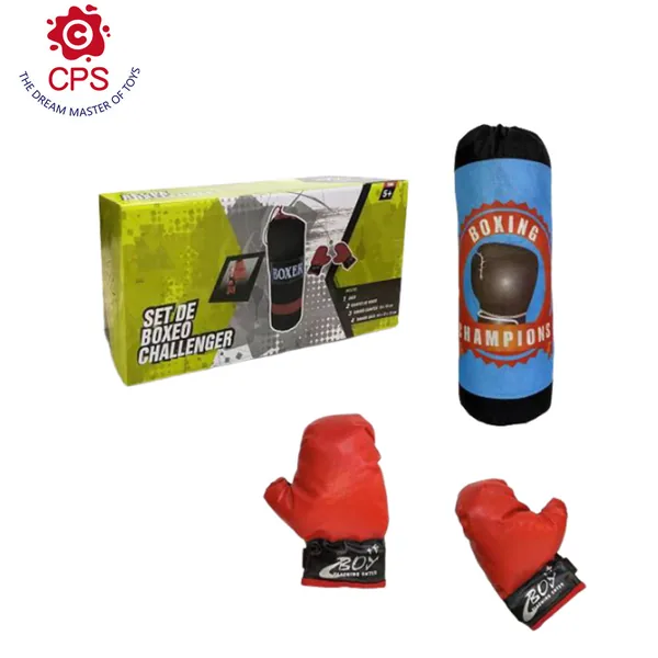 New Colour Boxed Sports Toy Summer Indoor/Outdoor Boxing Play Set with Fabric Gloves for Kids' Entertainment