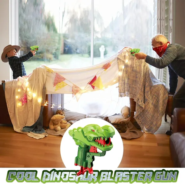 Small Dinosaur Foam Blasters for Toddlers Soft Bullet Gun Cool Toddler Kids Toy Gun Gifts view 4