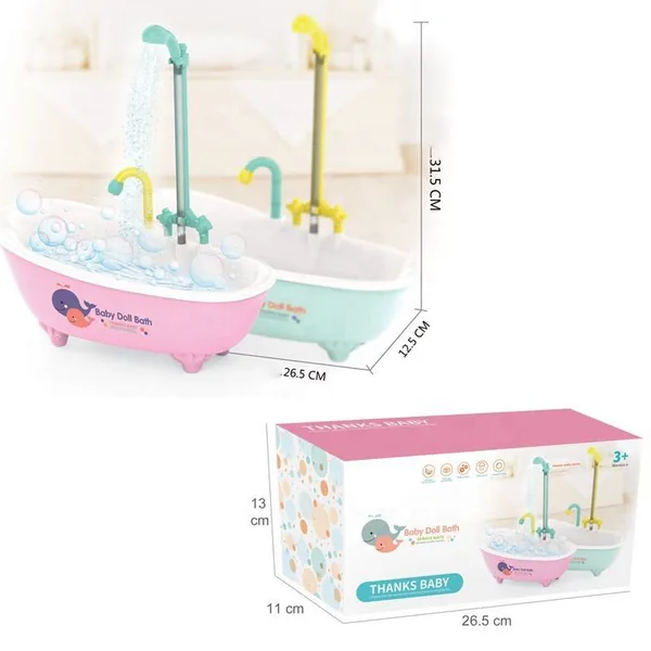 Kid Bath Toy Pretend Doll Toy Water Game Electric Shower Bathtub Kid Bath Toy for Kids view 5