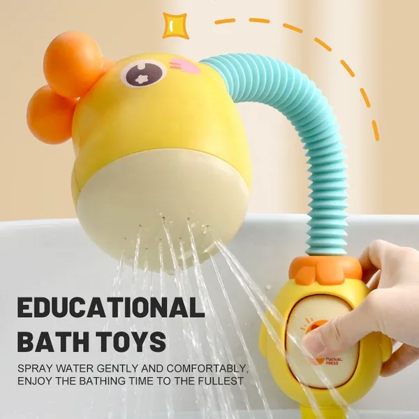 Baby Bath Toys Infants Giraffe Electric Baby Bathtub Water Sprinkler Toys Baby Shower Bath Toys for Kids view 5