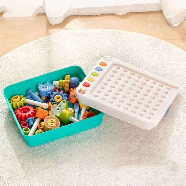 Baby Early Educational Toys Multifunctional Portable Montessori Exploration Learning Machine for Children view 4