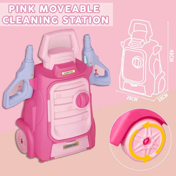 11 PCS Pretend Play Toys Housekeeping Kit House Cleaning Toys for Toddlers view 3