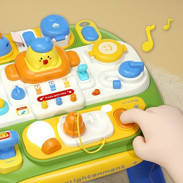 Multi-function Baby Learning Game Table Busy Board for Educational Toy Busy Board Musical Function