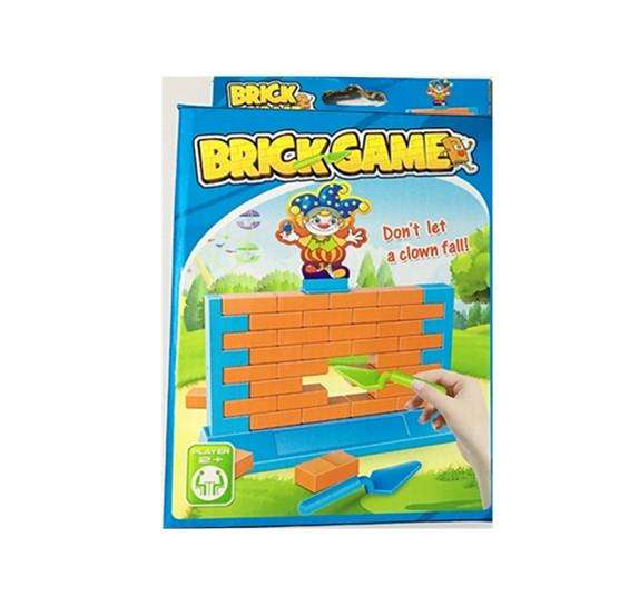 Kids Toy the Wall Game Pushing Out Bricks Children Funny Gag Toys Novelty Gifts English Version