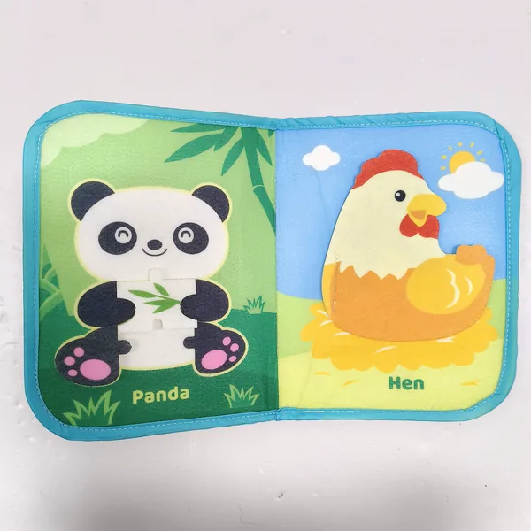 Montessori Toys Busy Board Book Learning Activities for Boy and Girls Felt Quiet Book for Toddler view 5