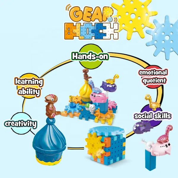 36PCS Toy Animals Building Blocks Toy Set for Children Education Toy ABS Material view 4